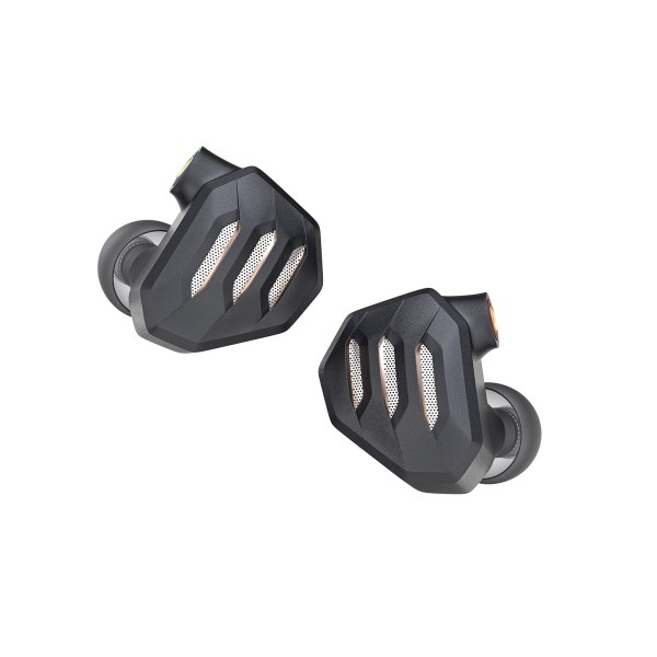 FiiO FH7s Hybrid In-Ear Monitors - side earpieces outward angle 