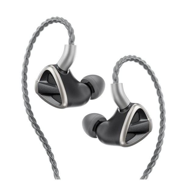 FiiO FH19 Flagship Hybrid IEMs with 2 Dynamic and 6 BA Drivers, Black- turned in 