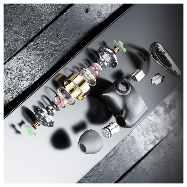 FiiO FH19 Flagship Hybrid IEMs with 2 Dynamic and 6 BA Drivers, Black - lifestyle - 4