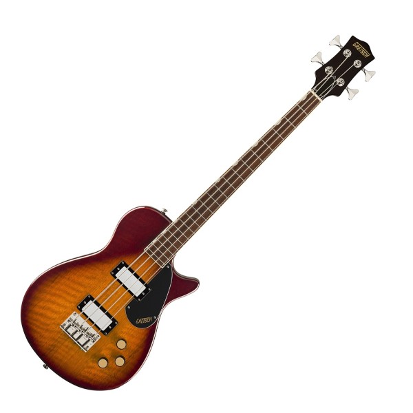 Gretsch Streamliner Jet Club Bass Single-Cut, Laurel Fingerboard, Havana Burst - Front