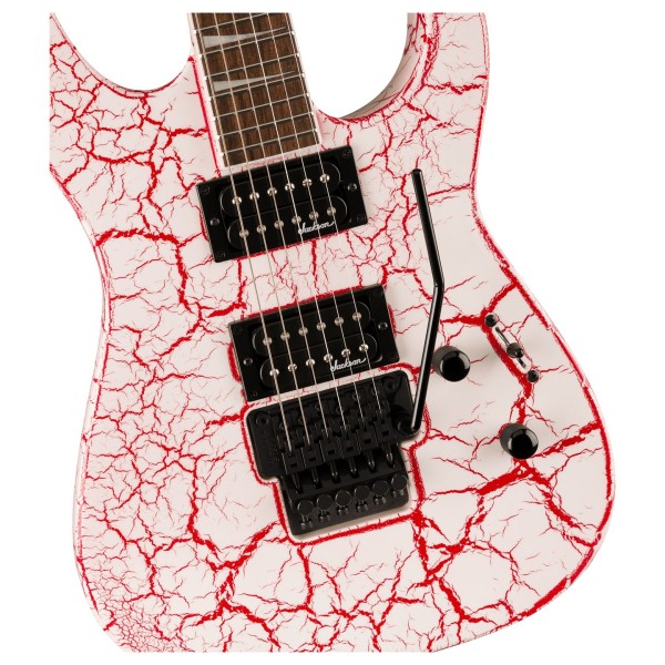 Jackson X Series Soloist SLX DX, Bloodshot Crackle - body 