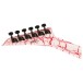 Jackson X Series Soloist SLX DX, Bloodshot Crackle - headstock back 