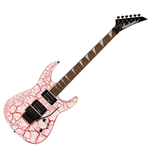 Jackson X Series Soloist SLX DX, Bloodshot Crackle - front