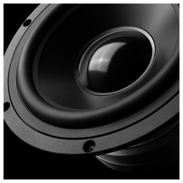 Edifier S3000MKII 2.0 Hi-Res Wireless Bluetooth Bookshelf Speaker Set, Brown - Detail image, mid-range/bass driver