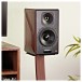 Edifier S3000MKII Hi-Res Wireless Bluetooth Bookshelf Speakers (Pair), Brown - lifestyle
