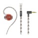 FiiO FP3 In-Ear Monitors, Rosewood - Earphone, splitter, cable, and 3.5mm audio jack