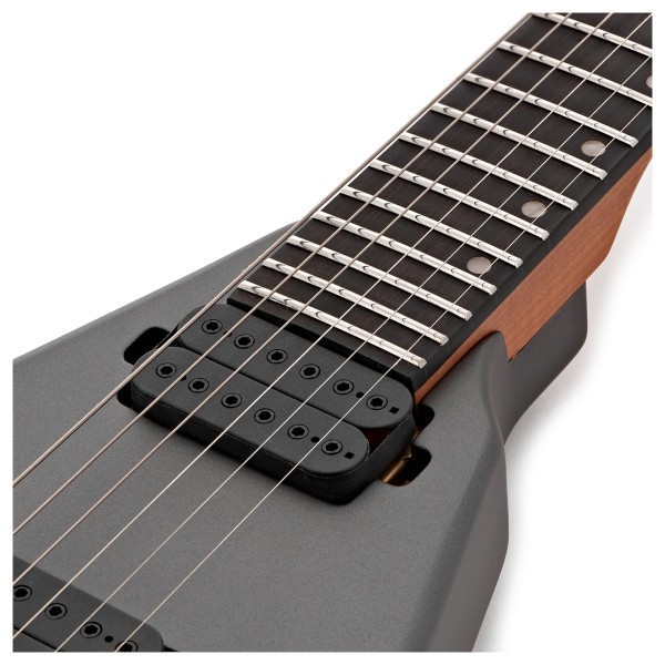 Spira Guitars V-400 MSL, Satin Silver - pickups 
