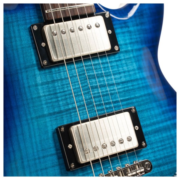 Cort M600, Blue Burst - pickups 