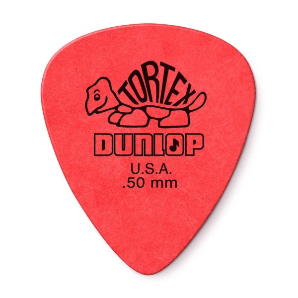 Dunlop Tortex Flow Red 0.50mm Players (12 Pack)