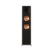 Klipsch RP-8000F MKII Floorstanding Speakers (Pair), Ebony front view with tweeter and woofers