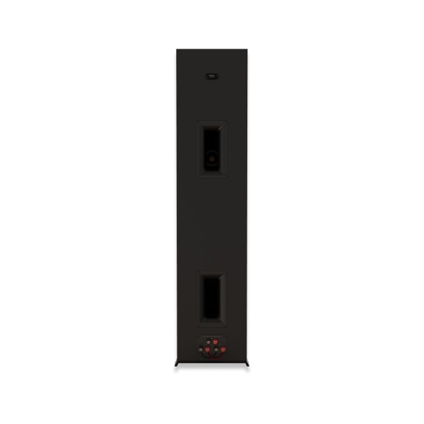 Klipsch RP-8000F MKII Floorstanding Speakers (Pair), Ebony rear view of Tractrix ports and binding posts