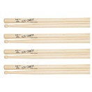 Los Cabos Jazz Maple Wood Tip Drumsticks, 4 Pair Pack