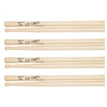 Los Cabos Jazz Maple Wood Tip Drumsticks, 4 Pair Pack