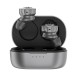 FiiO FW3 Wireless In-Ear Earphones, Grey - Carry case open, earphones on display