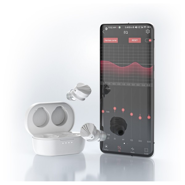 FiiO FW3 Wireless In-Ear Earphones, Grey - FiiO Control App