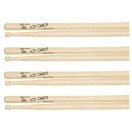 Los Cabos Jazz Hickory Wood Tip Drumsticks, 4er-Pack