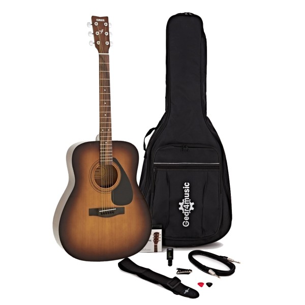 Yamaha F310 Acoustic, Sunburst w/ Gear4music Accessory Pack - main 