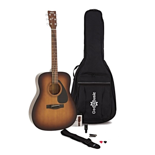 Yamaha F310 Acoustic, Sunburst w/ Gear4music Accessory Pack - main 