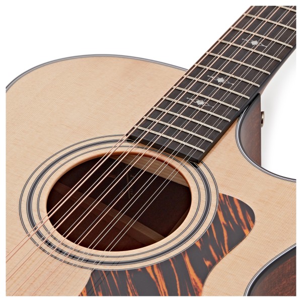 Taylor 354ce 12-String Electro Acoustic, Natural - soundhole