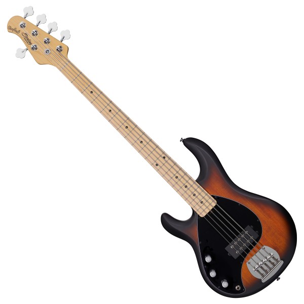 Sterling SUB Ray5 Bass H Left Handed MN, Vintage Sunburst - front