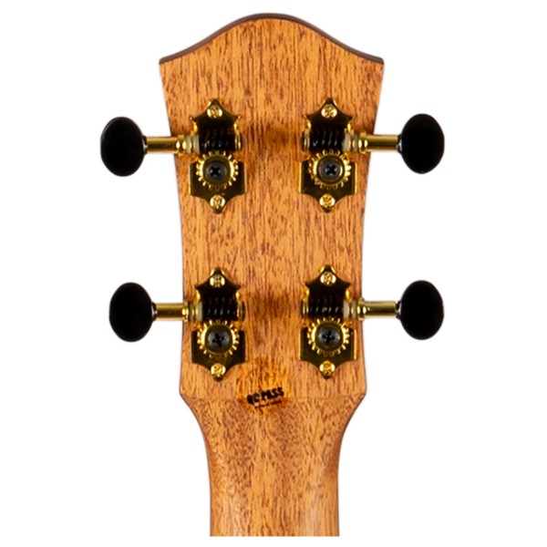 Flight Nomad All Solid Baritone Ukulele, Mahogany  - headstock back  