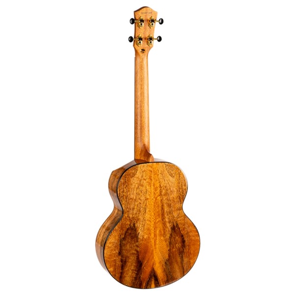 Flight Lily All Solid Baritone Ukulele, Cedar - back 