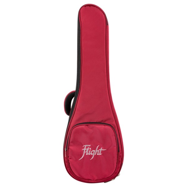 Flight Lily All Solid Baritone Ukulele, Cedar - case 