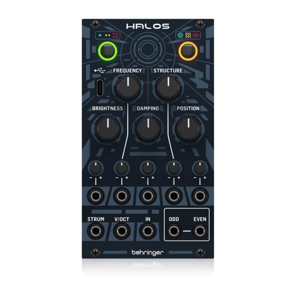 Behringer HALOS Physical Modeling Synthesizer for Eurorack, Front