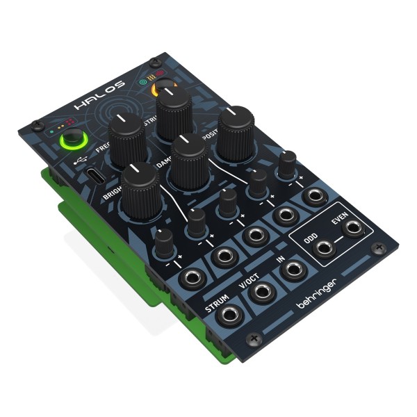 Behringer HALOS Physical Modeling Synthesizer for Eurorack, Left Angle