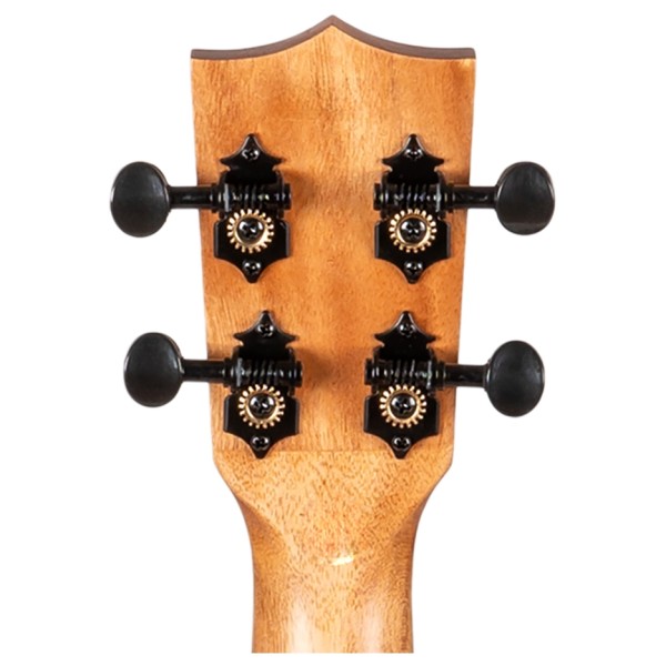 Flight NUS500 Soprano Ukulele, Mahogany - headstock back 