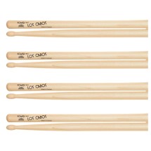 Los Cabos Power Maple Wood Tip Drumsticks, 4 Pair Pack