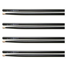 Los Cabos Next Generation Maple 8-11 Black Drumsticks, 4 Pair Pack