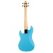 Flight Mini Bass Lite Electric Bass, Blue - back 