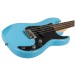 Flight Mini Bass Lite Electric Bass, Blue - body and neck 