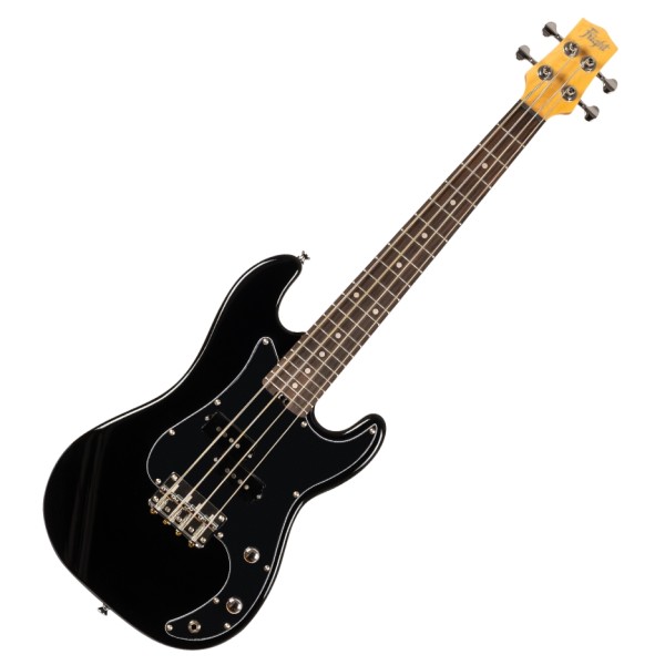 Flight Mini Bass Lite Electric Bass, Black - front