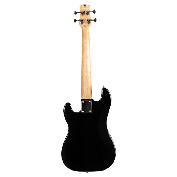 Flight Mini Bass Lite Electric Bass, Black - back 