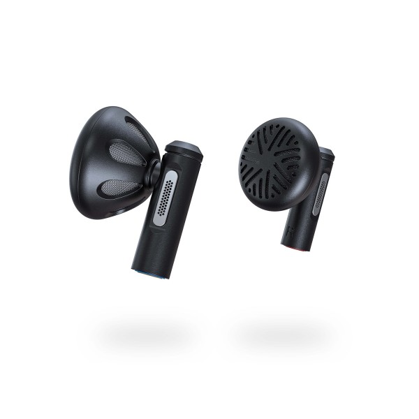 FiiO FF5 Flat-Head Dynamic Driver Earbud, Black - floating buds 
