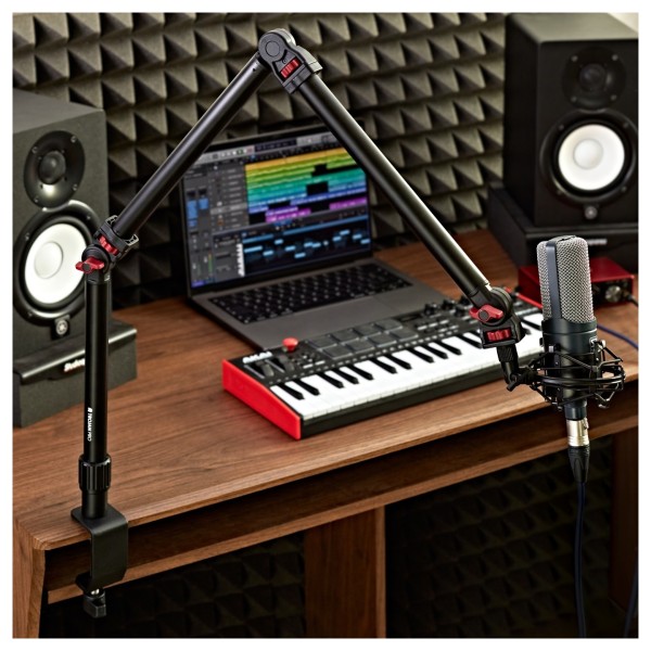 Trojan Pro Collapsable Desk Mic Boom Arm Stand