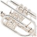 Besson Sovereign BE928G Bb Cornet, Silver Plated