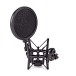 Trojan Pro Microphone Shock Mount with Pop Filter