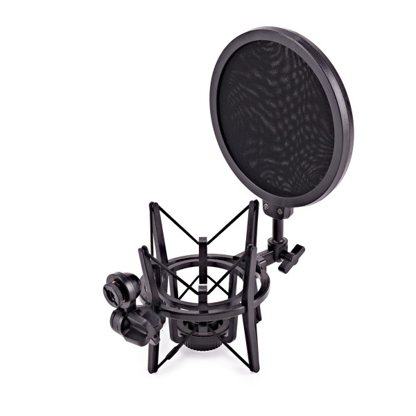 Trojan Pro Microphone Shock Mount with Pop Filter