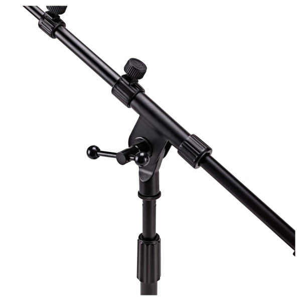 Trojan Pro Short Round Base Mic Stand and Telescopic Boom