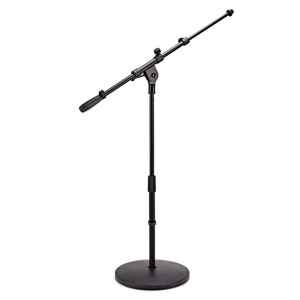 Trojan Pro Short Round Base Mic Stand and Telescopic Boom