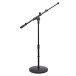 Trojan Pro Short Round Base Mic Stand and Telescopic Boom