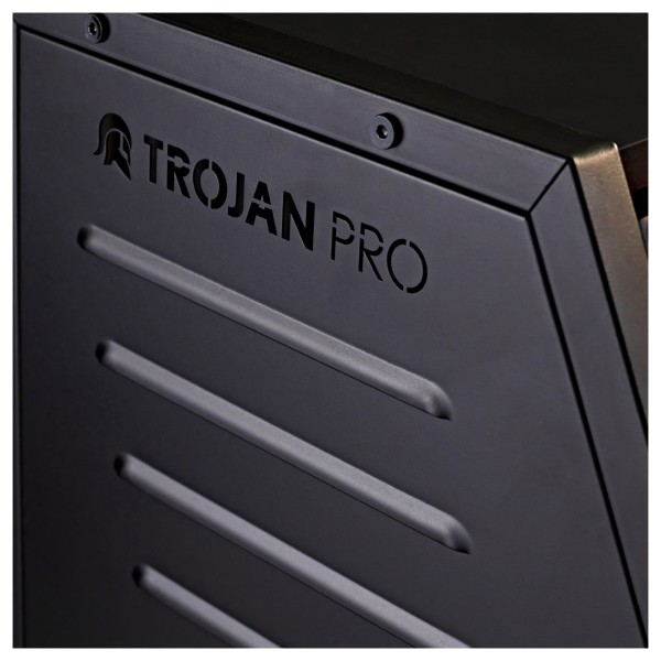 Trojan Pro Teneo Studio Side Rack Wheeled 13U Ash