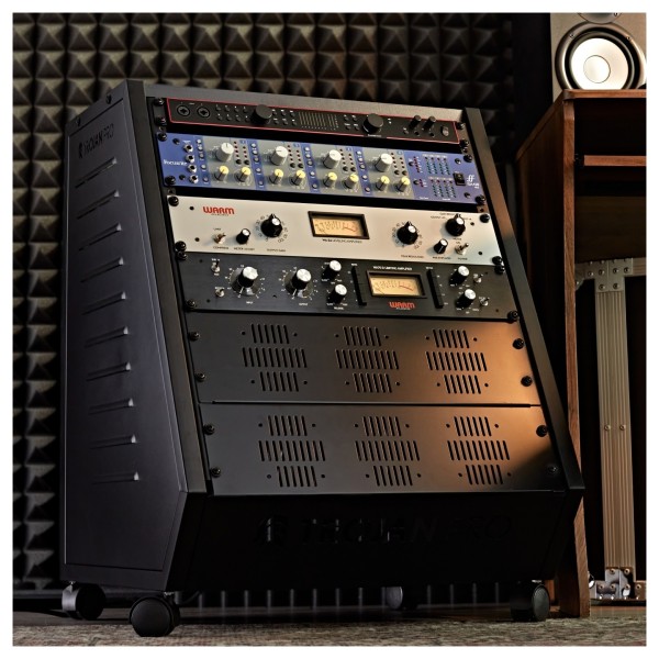 Trojan Pro Teneo Studio Side Rack Wheeled 13U Ash