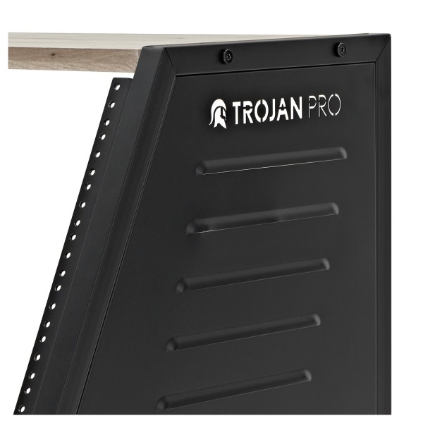 Trojan Pro Teneo Studio Side Rack Wheeled 13U Ash