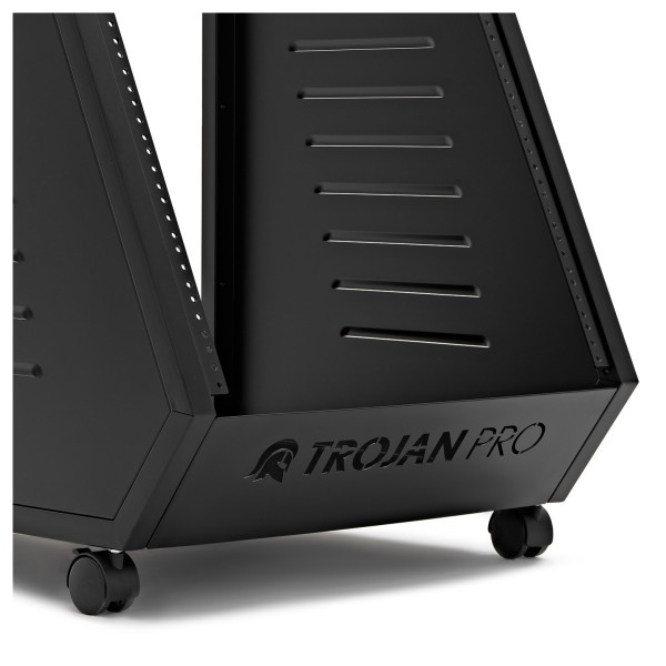 Trojan Pro Teneo Studio Side Rack Wheeled 13U Ash