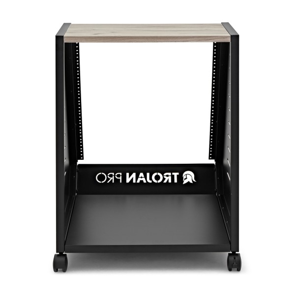Trojan Pro Teneo Studio Side Rack Wheeled 13U Ash