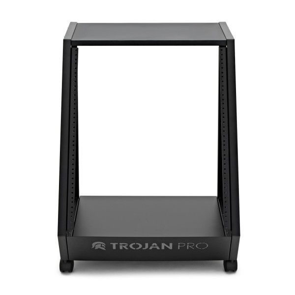Trojan Pro Teneo Studio Side Rack Wheeled 13U Black